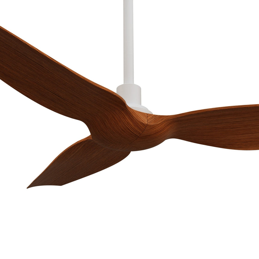 Ventilador de techo Sulion Ivy Neo 100cm blanco y madera media motor DC con mando — vista 4
