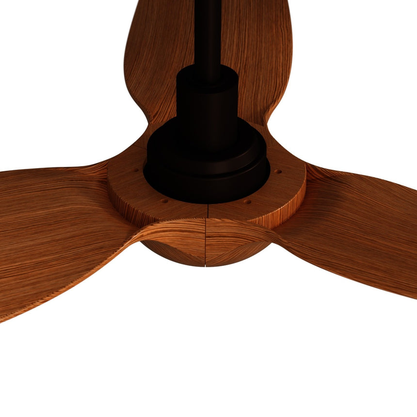 Ventilador de techo con luz Sulion Ivy Neo 100cm LED marrón y madera media motor DC — vista 5