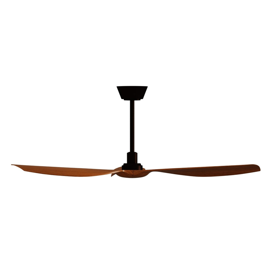 Ventilador de techo Sulion Ivy Neo 132cm marrón y madera media motor DC con mando — vista 3