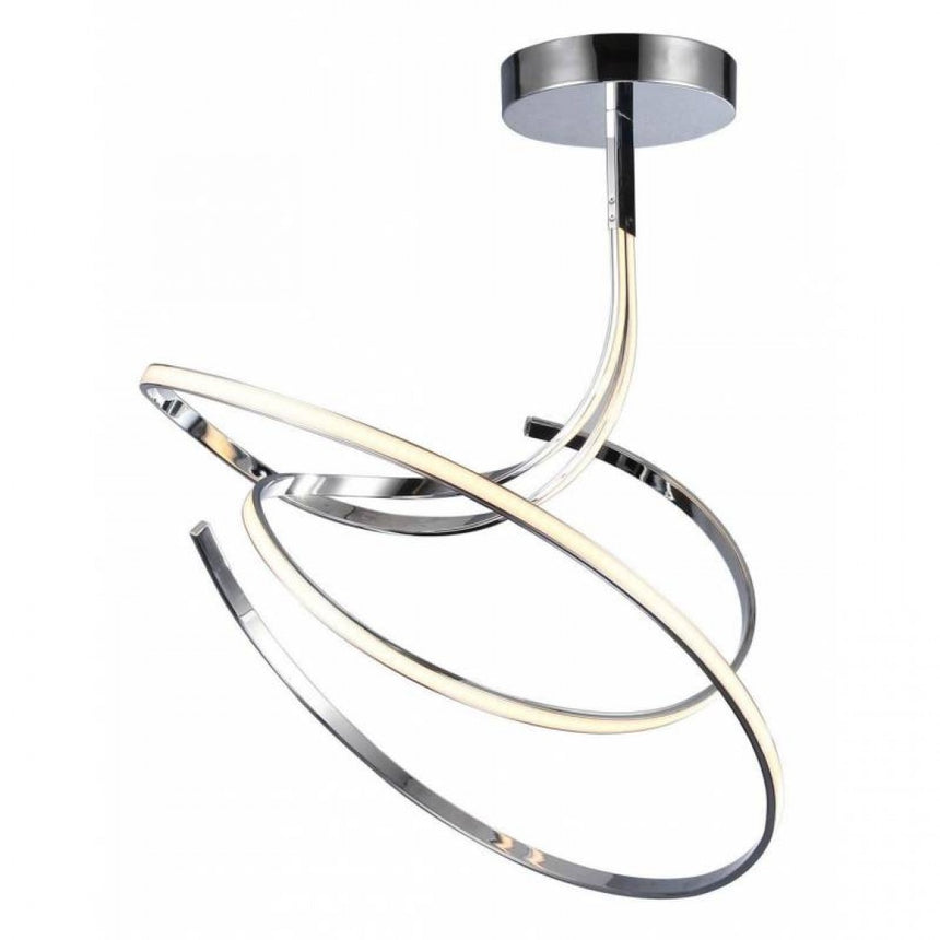 Lámpara Colgante LED MiMax Shine 7 Cromo 48W 3000K Regulable con Mando MIMSHINE7