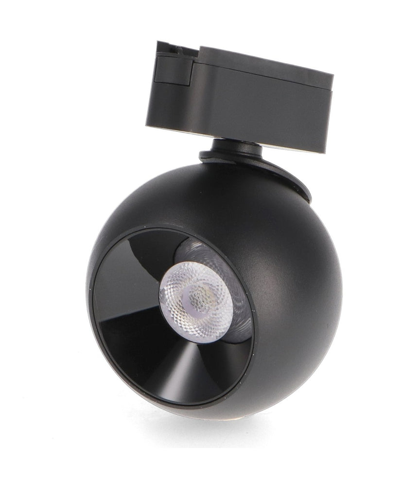 LEDME Lution LMGA4033 negro, foco esférico para carril magnético de 5 mm