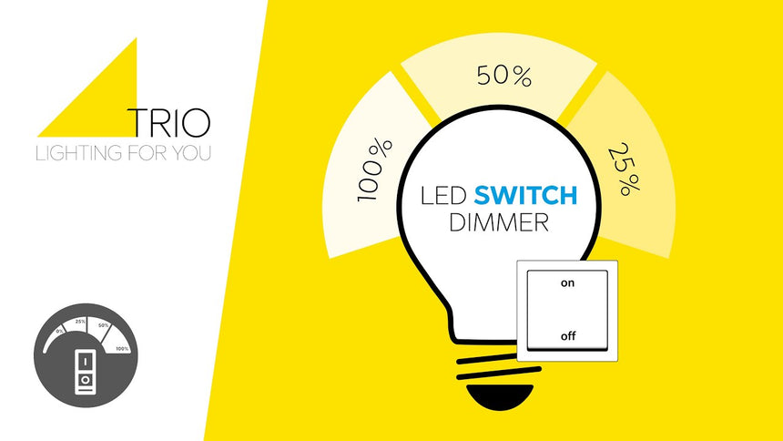 Trio FONTANA Plafón LED negro 44W 3000K 648911332