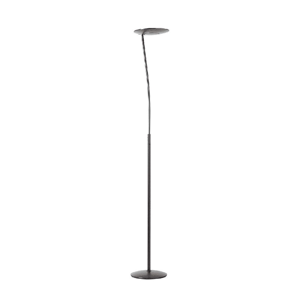 MDC ZENIT 575069320 LED living room floor matt black nickel