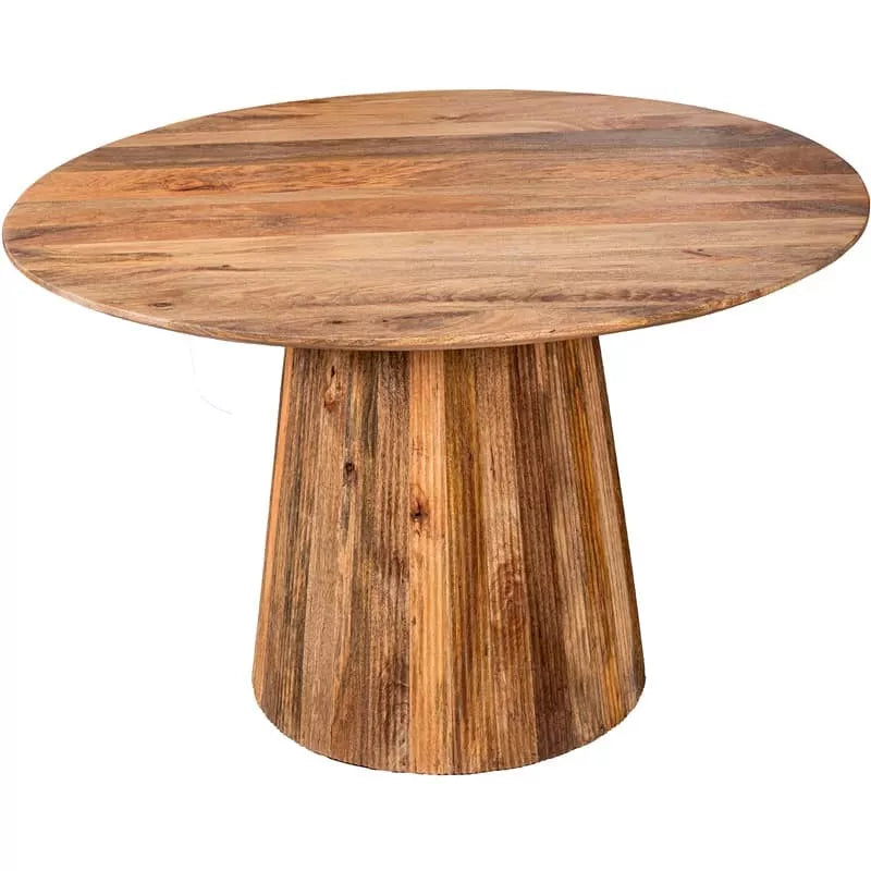 Mesa de madera redonda mango 120 x 76 cm 39501