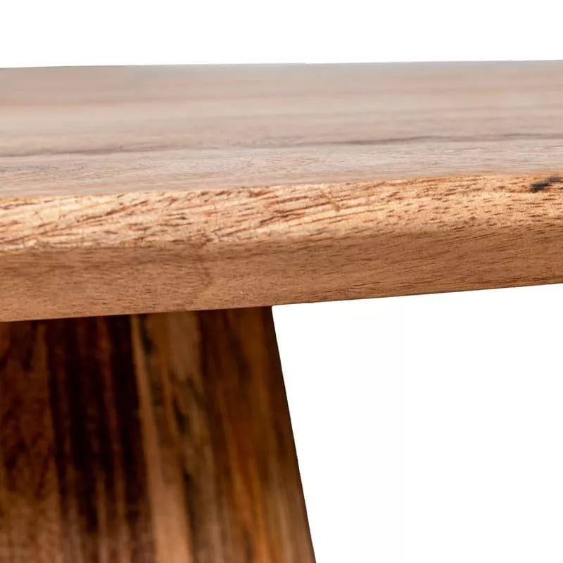 Mesa de madera redonda mango 120 x 76 cm 39501