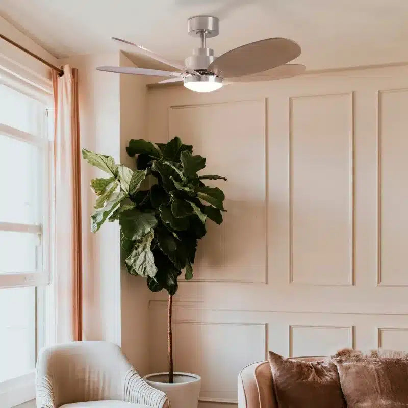 Sulion RAINBOW Ventilador de techo madera palas reversibles con luz 1694512