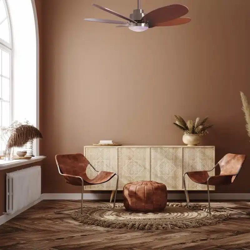 Sulion RAINBOW Ventilador de techo madera palas reversibles con luz 1694512