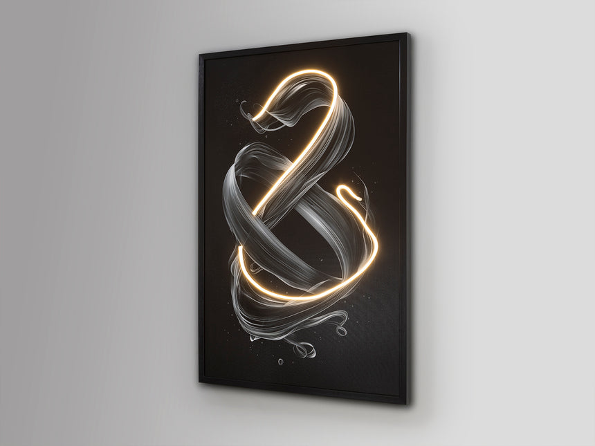 Cuadro con luz LED Schuller Cinetic negro 80x120cm 301381 - vista 3