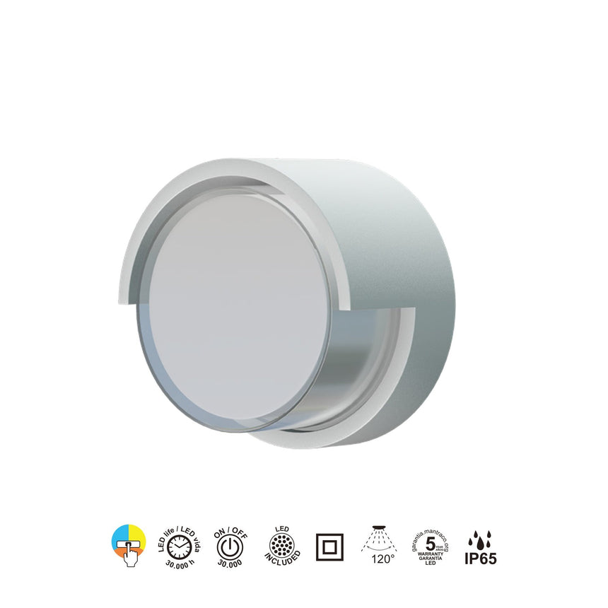 Aplique de exterior Mantra Creek LED 15W CCT IP65 blanco 8855 - instalación