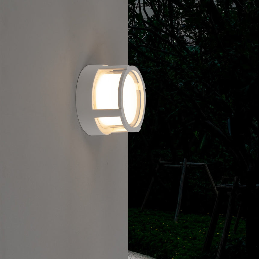 Aplique de exterior Mantra Creek LED 15W CCT IP65 corten 8856 - vista lateral