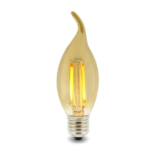 LEDME LED Filament Bulb E14 C35 Tip 4W Amber 2300K LM8564
