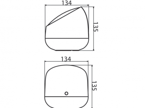 Philips Lámpara de mesa exterior portátil LED batería WiZ Squire 9W CCT/RGB 553026