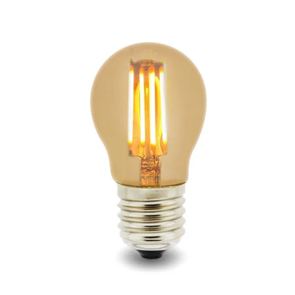 LEDME LED Filament Bulb E27 G45 4W Amber 2300K LM8551