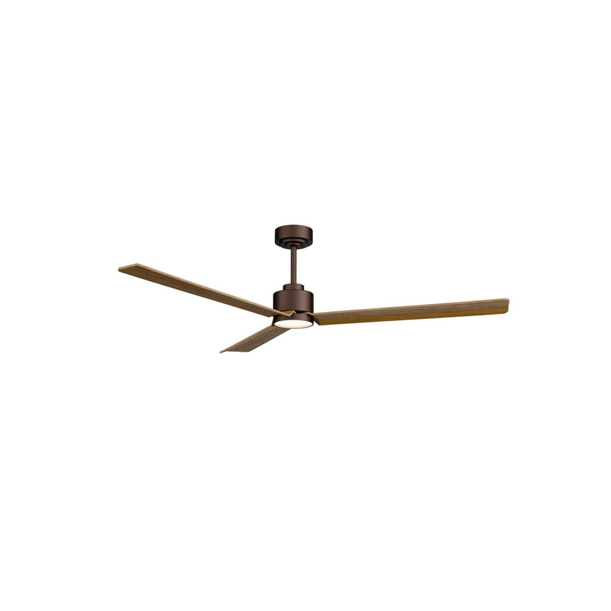 Ventilador de techo con luz Sulion Anne madera Ø160cm