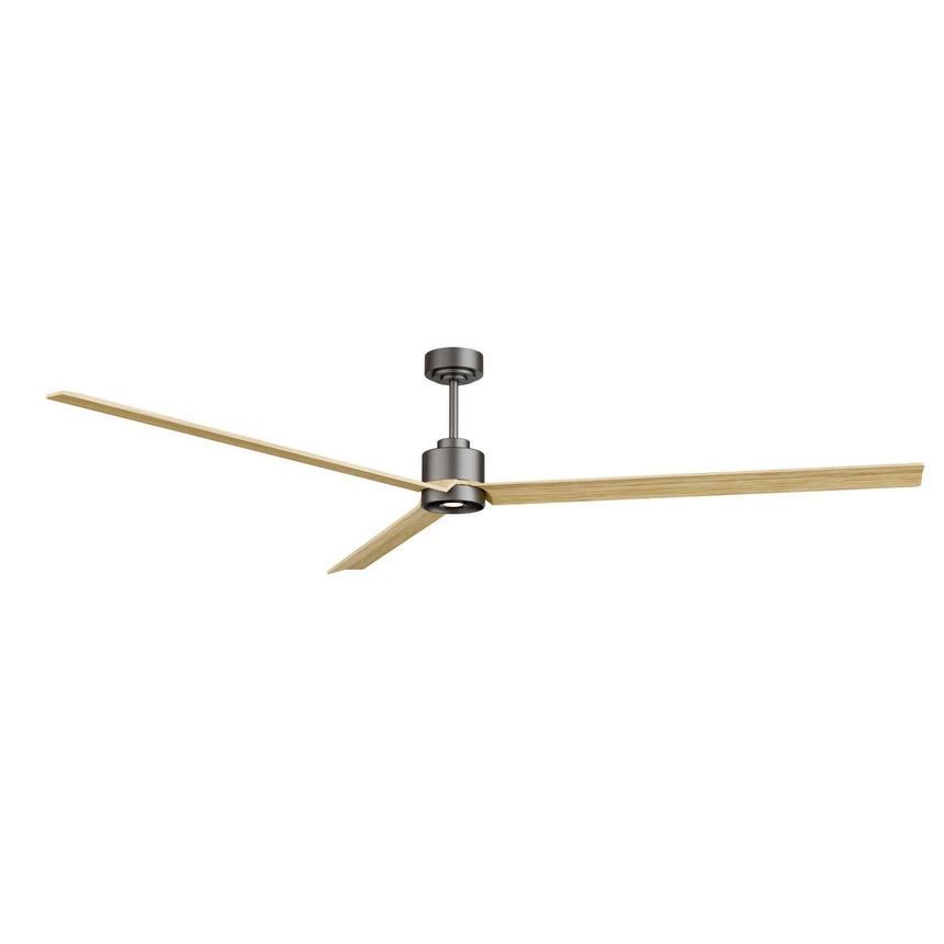 Ventilador de techo con luz Sulion Anne LED madera motor DC