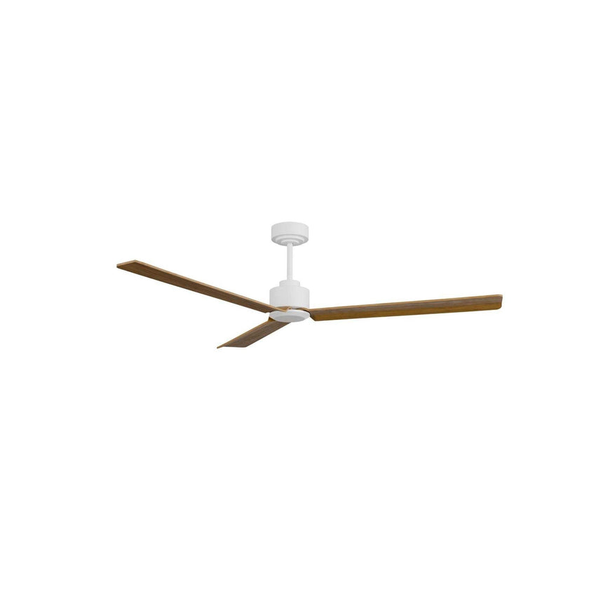 Ventilador de techo Sulion Anne 127cm blanco y madera motor DC con mando temporizador 2245119