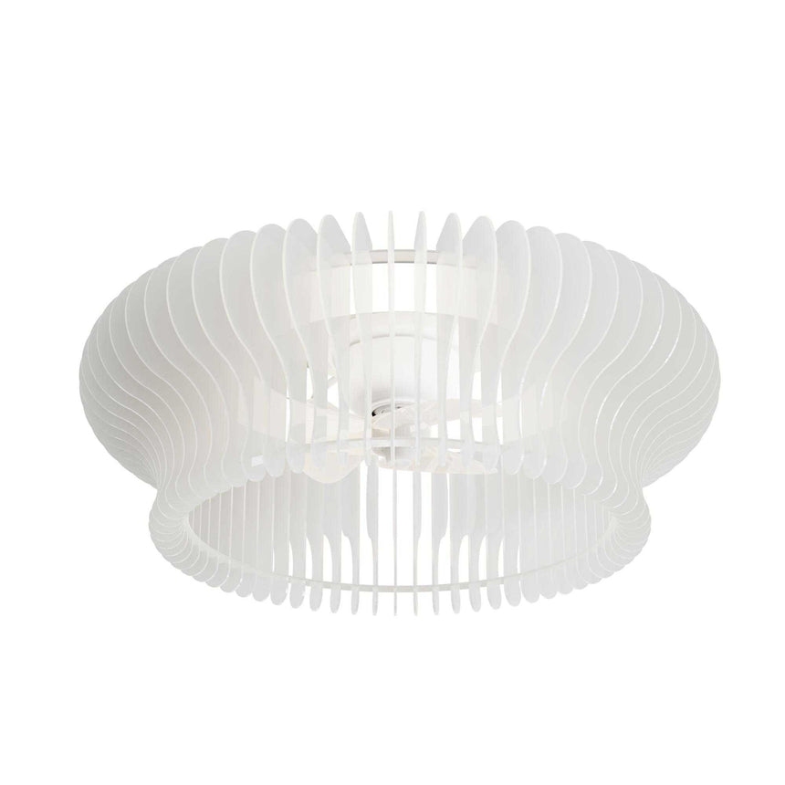 Ventilador de techo con luz Sulion Daya Style blanco Ø60cm