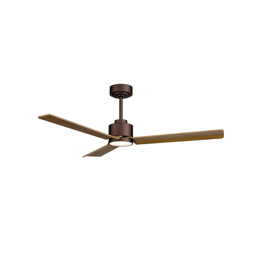 Ventilador de techo con luz Sulion Anne madera Ø127cm