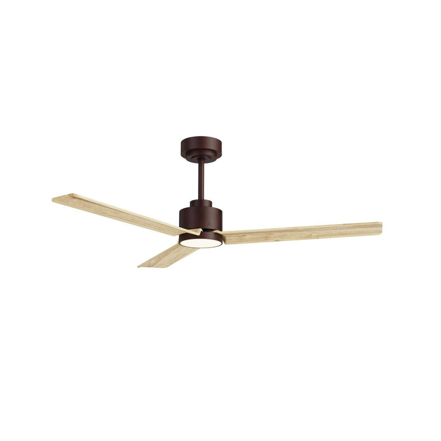 Ventilador de techo con luz Sulion Anne madera Ø127cm