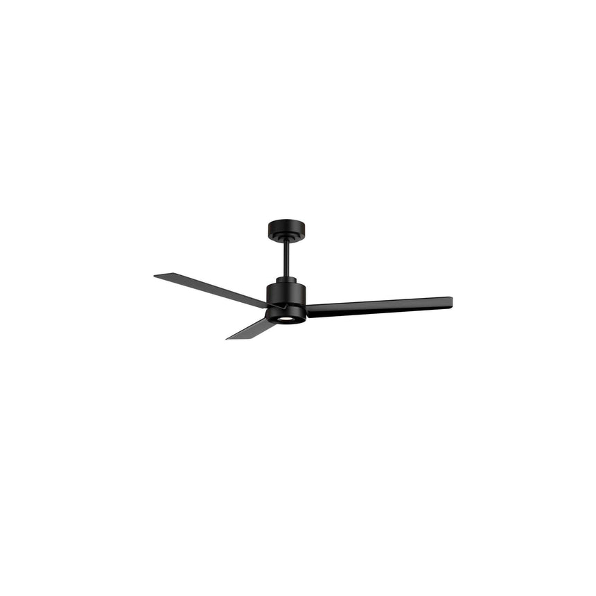 Ventilador de techo con luz Sulion Anne negro Ø127cm
