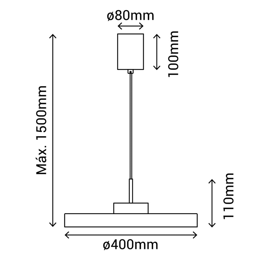 Plafón Sulion Valentina LED metal CCT Ø40cm 18W 2191935