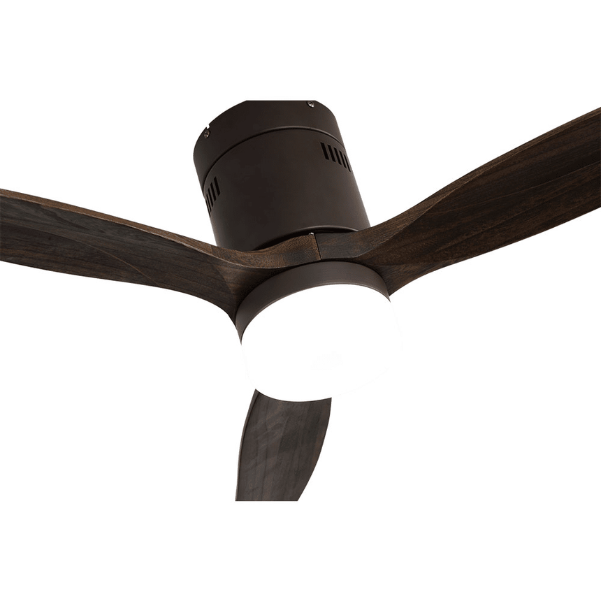 Fabrilamp Aguilón Fan 18w Dc Aguilon brown 3 Oak Blades 5 Speeds W/remote Timer 34x132 D 128291302