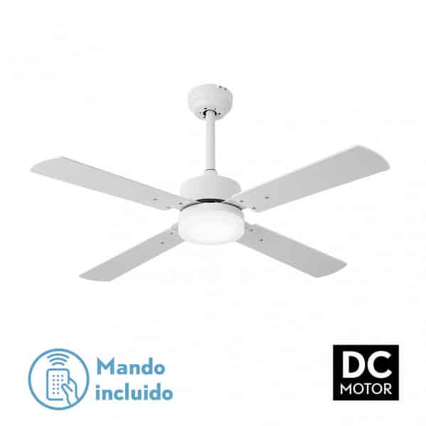 Fabrilamp Hupe Fan 18w Dc White 4 Asp.6 Speed 107d Remote, memory and Temp.3000-4000-6000k 173591401