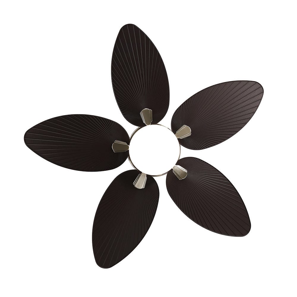 Fabrilamp Borasco DC Fan 24w Niq/Brown 5 Asp.6 Vel 132d Remote.memor.y Temp.3000-4000-6000k 173191534