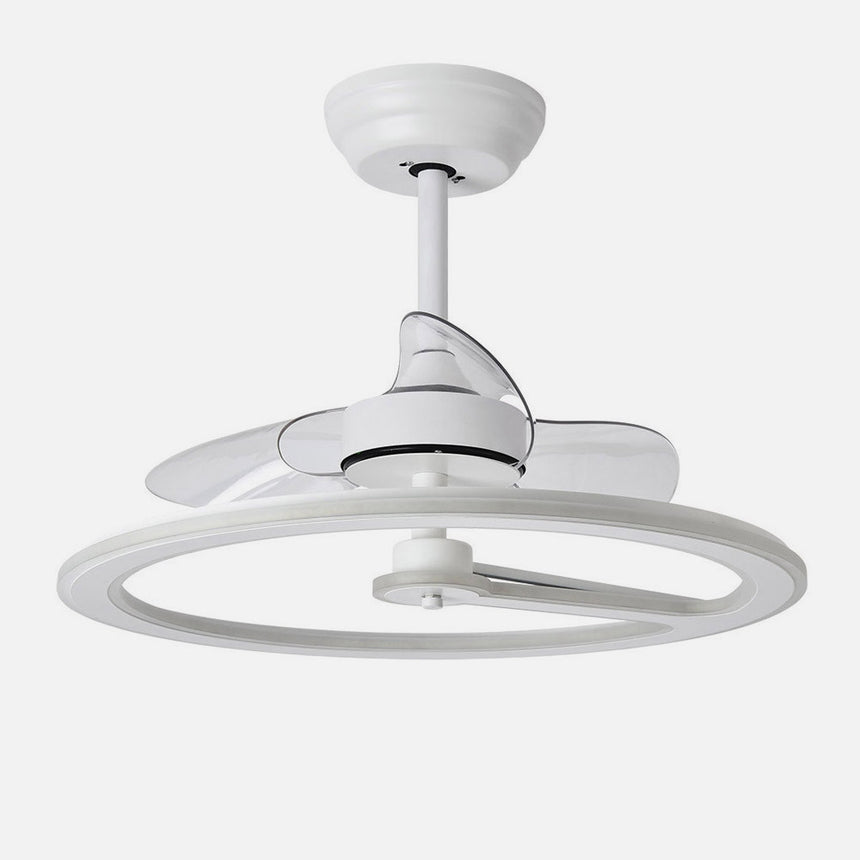 Ventilador de techo con luz Fabrilamp Chom LED blanco 3 palas motor DC Ø62cm 110W — vista 2