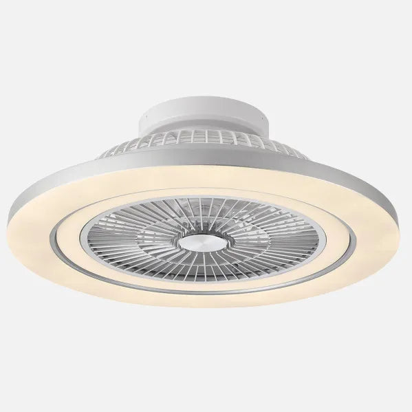 Ventilador Fabrilamp Mato níquel ambiente