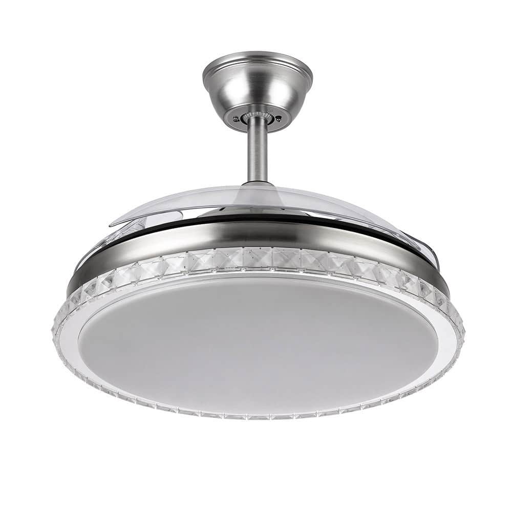 Fabrilamp Biliku Fan 72w 6117lm Nickel 4asp.desp.108d 3000-4000-6000k Remote, Memory and Timer 165191403