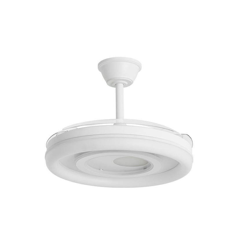 Ventilador de techo retráctil con luz AJP Bribón LED blanco 3 palas 3000-6500K Ø50cm 68W 16023 — vista 4