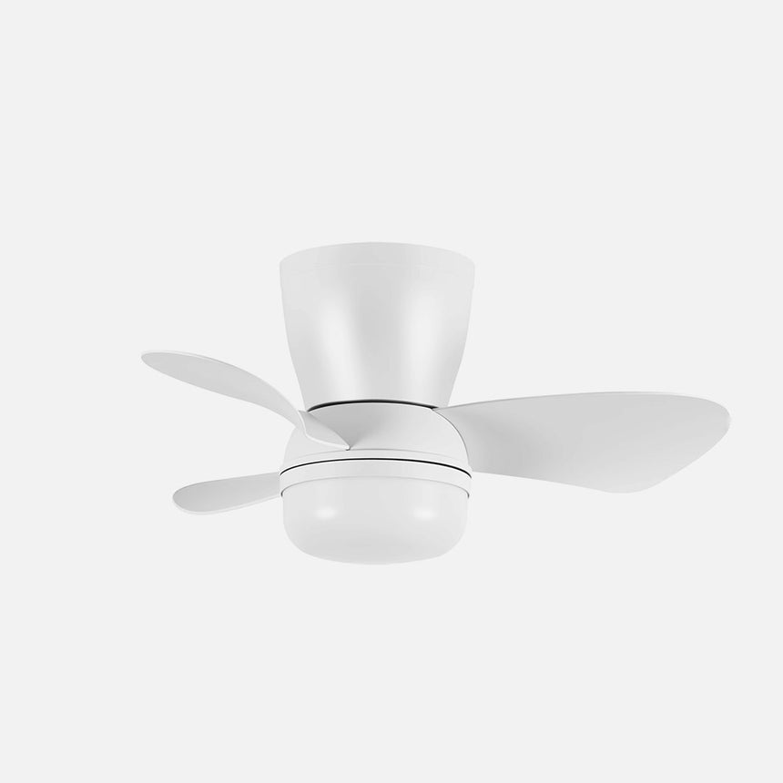 Ventilador de techo Fabrilamp Enoc LED blanco 3 palas motor DC 3000-6500K Ø58cm 15W — vista 1