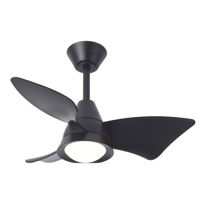 Ventilador de techo Fabrilamp Jaguar LED negro 3 palas motor DC 3000-6500K Ø96cm 30W — vista 3
