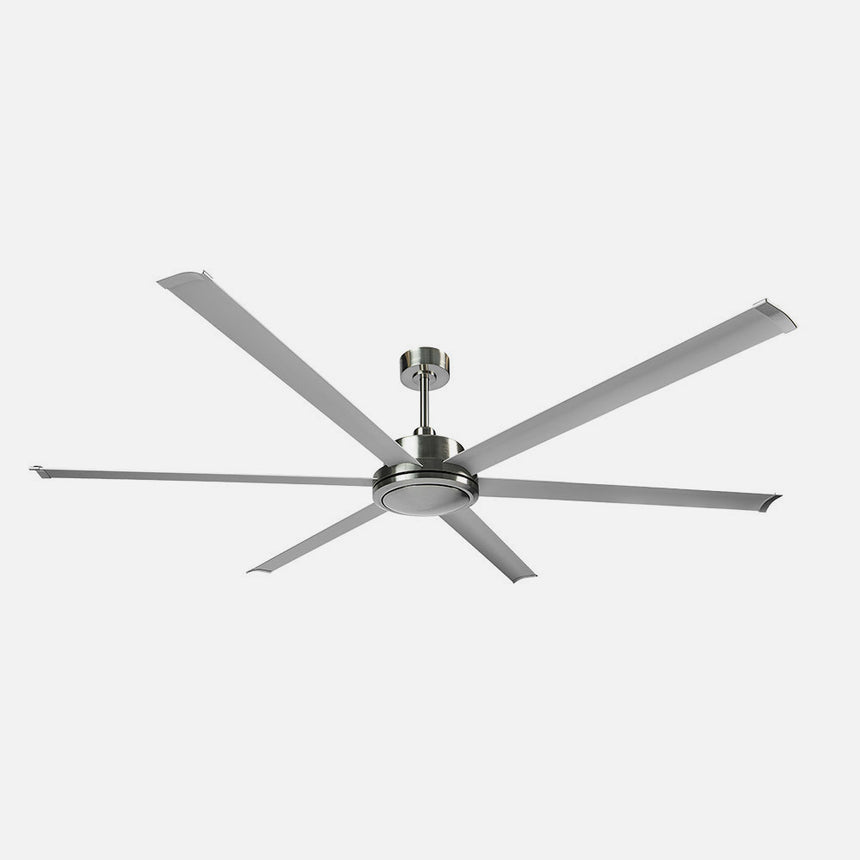 Ventilador de techo Fabrilamp Sanson níquel plata 6 palas motor DC Ø214cm — vista 2