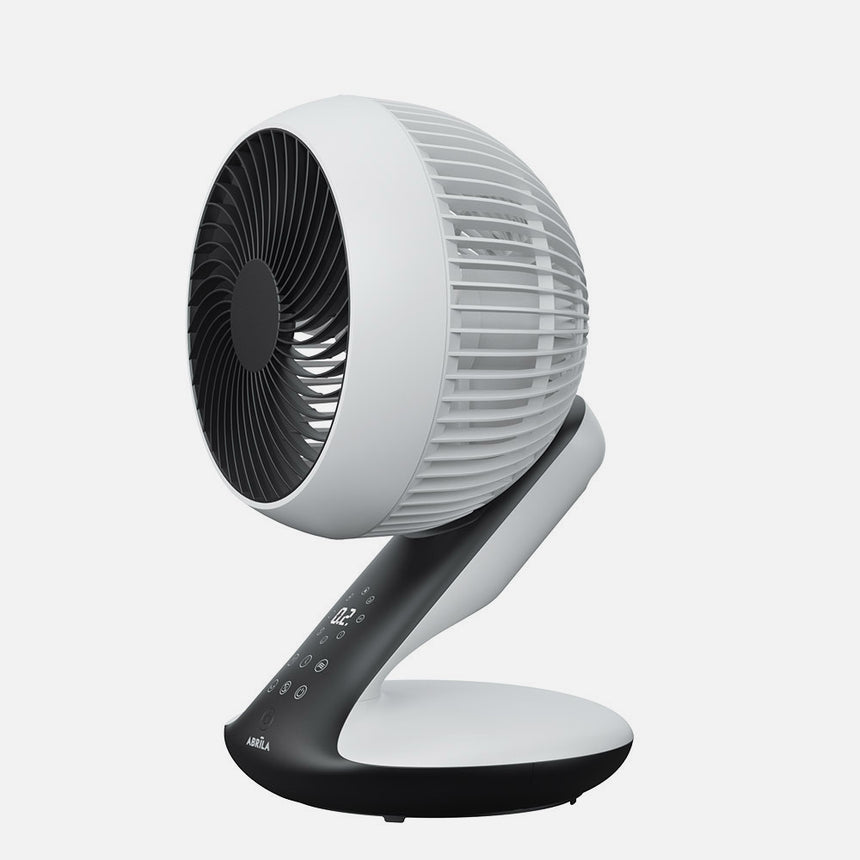 Ventilador de sobremesa Fabrilamp Miera blanco negro 3 palas motor DC — vista 2