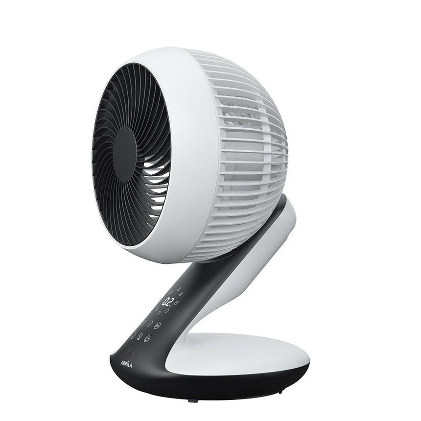 Ventilador de sobremesa Fabrilamp Miera blanco negro 3 palas motor DC — vista 1