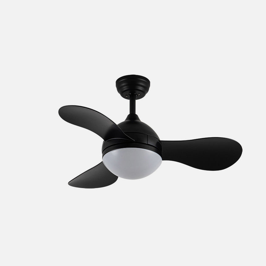 Ventilador de techo Fabrilamp Solido LED negro 3 palas motor DC 3000-6500K Ø91cm 24W — vista 2