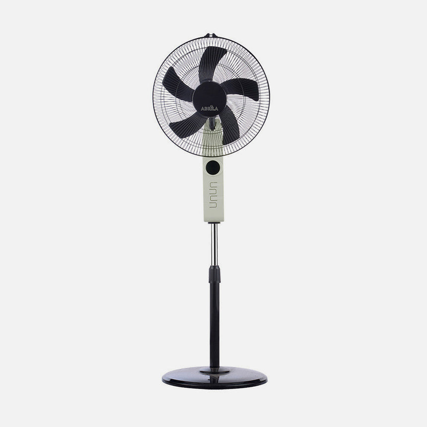 Ventilador de pie Fabrilamp Circus negro beis 5 palas Ø43cm — vista 2