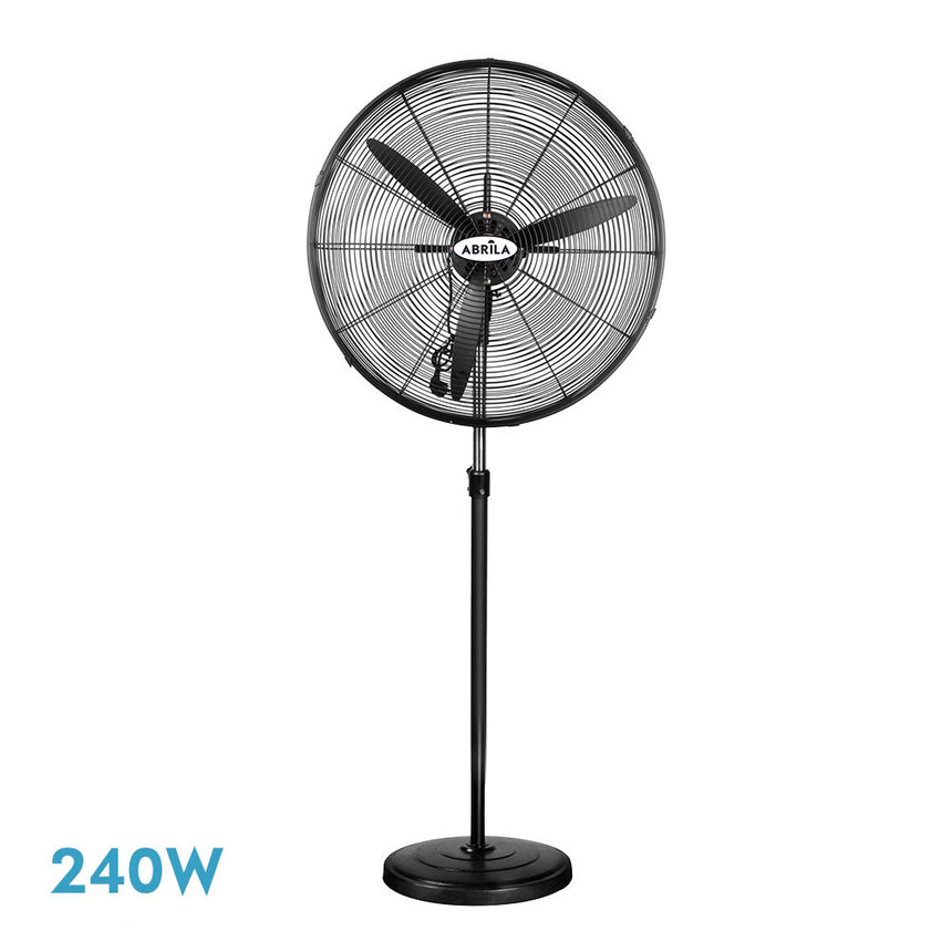 Ventilador de pie industrial Fabrilamp Tormenta negro 3 palas Ø71cm — vista 1