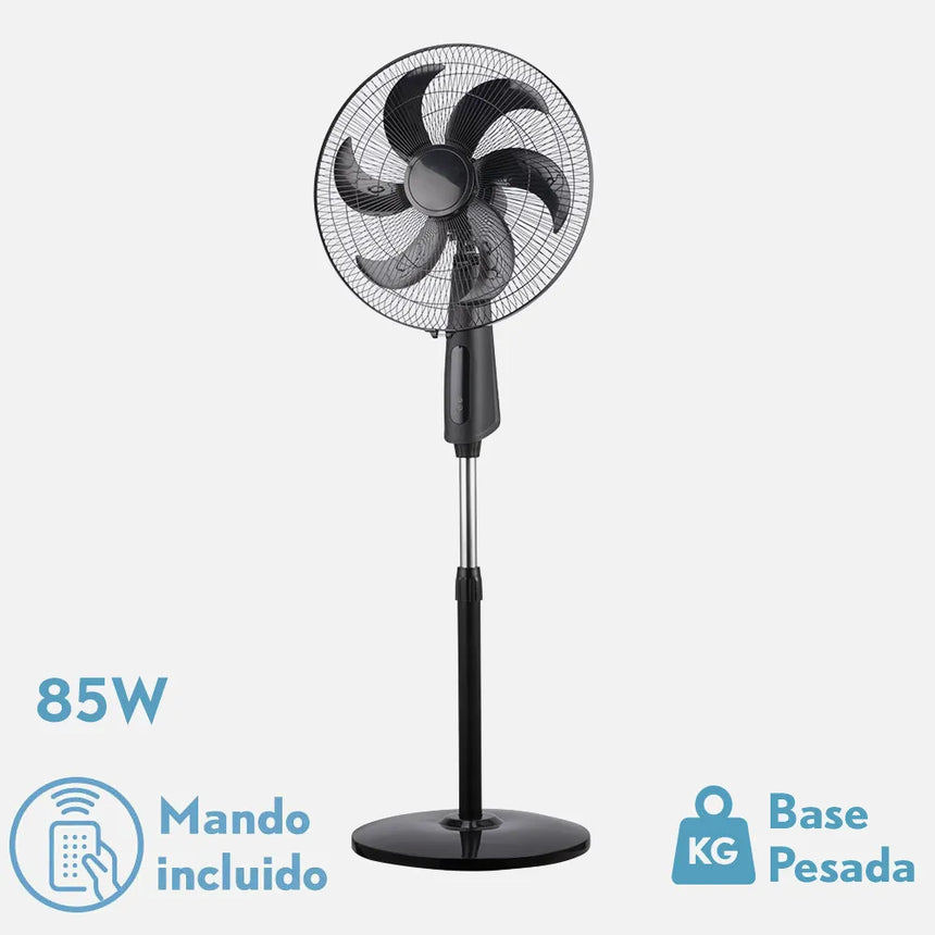 Fabrilamp VENT.PIE TOLON NEGRO 85W 3V TEMPOR EUR214241009
