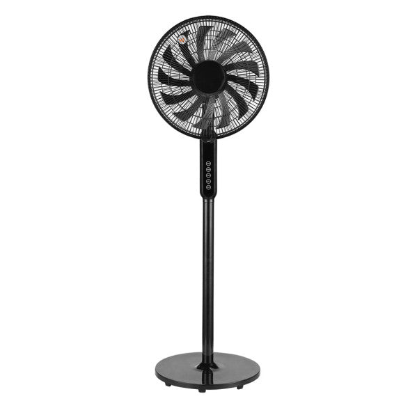 Ventilador de pie Fabrilamp Torbellino negro 13 palas Ø41cm 235941009
