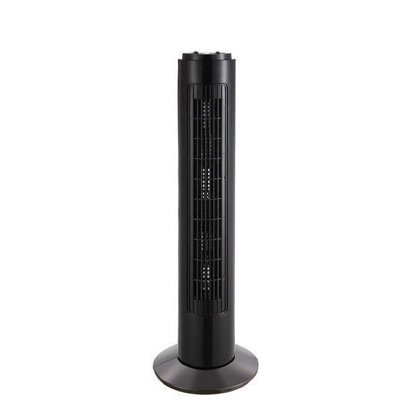 Ventilador de sobremesa Fabrilamp Cuco negro Ø22cm 238371009