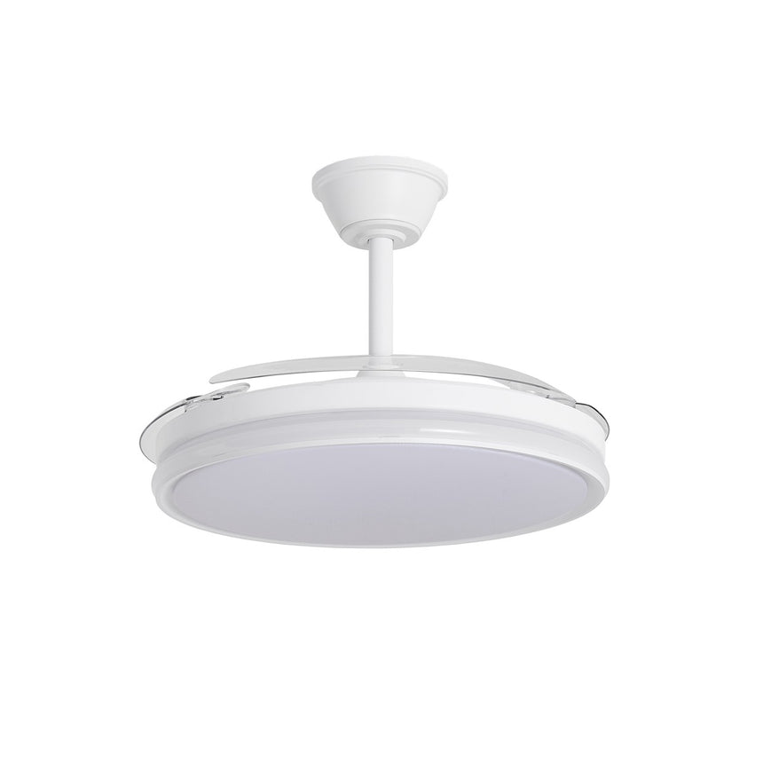 Ventilador de techo retráctil con luz AJP Dublin LED blanco 3 palas 3000-6500K Ø50cm 68W 16001 — vista 4
