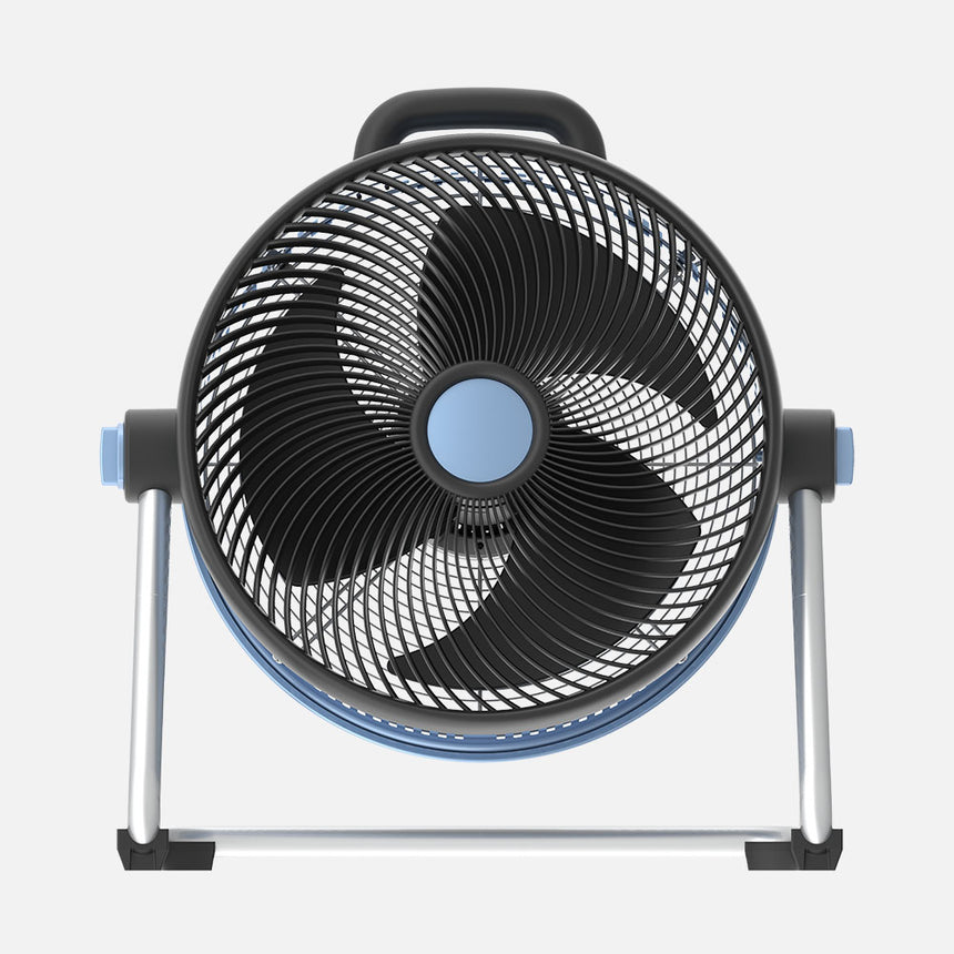 Ventilador de pie industrial Fabrilamp Corintio azul negro 3 palas Ø50cm — vista 2