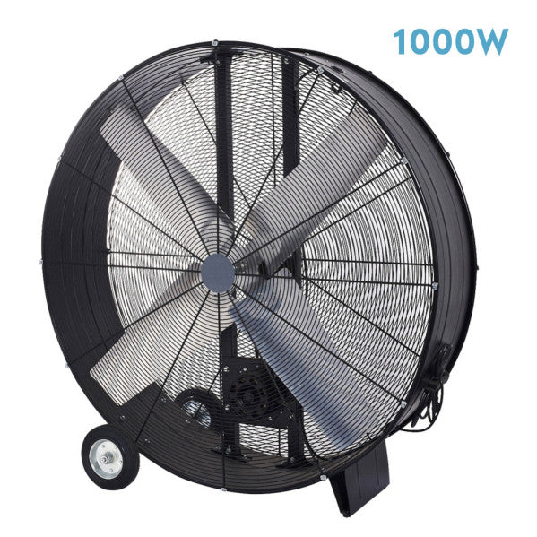 Ventilador industrial Fabrilamp Maximum negro 4 palas Ø112cm 213371109