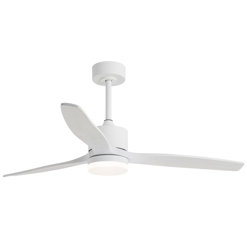 Ventilador de techo con luz AJP Madeira LED negro madera natural 3 palas 3000-6500K Ø132cm 40W 16041 — vista 6