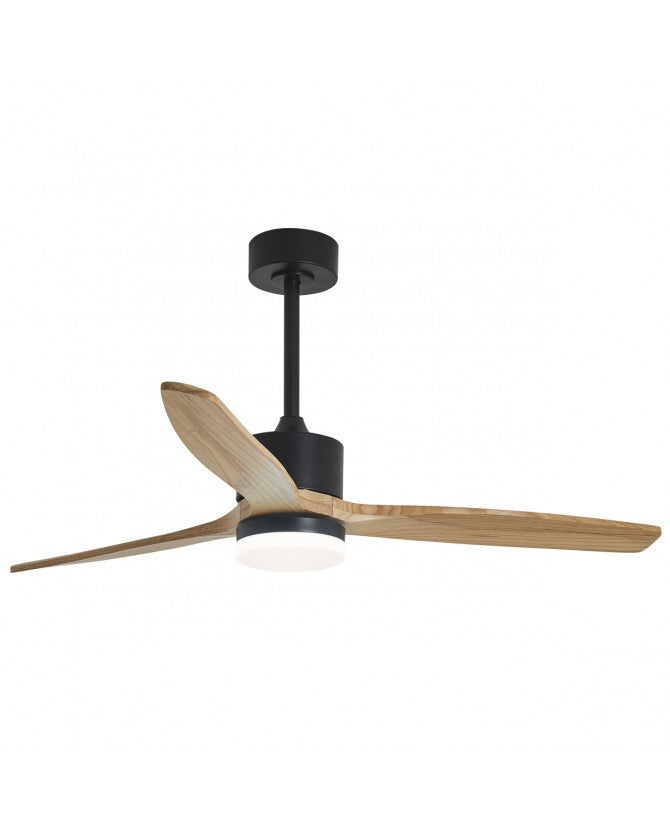 Ventilador de techo con luz AJP Madeira LED blanco 3 palas 3000-6500K Ø132cm 40W 16039