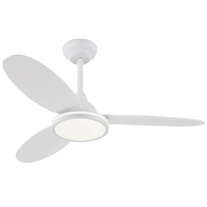 Ventilador de techo con luz AJP Mahon LED negro 3 palas Ø107cm 21W 11562 — vista 8