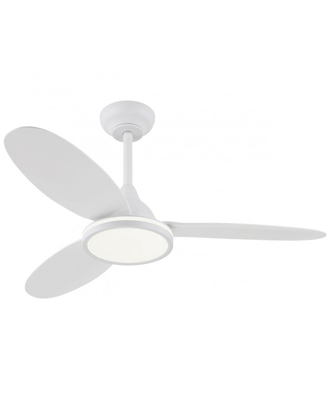 Ventilador de techo con luz AJP Mahon LED negro 3 palas Ø107cm 21W 11562